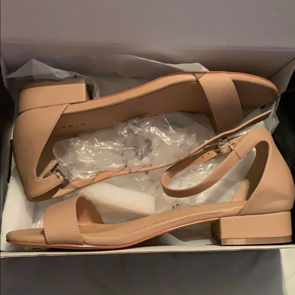Nude Mini Block Heels